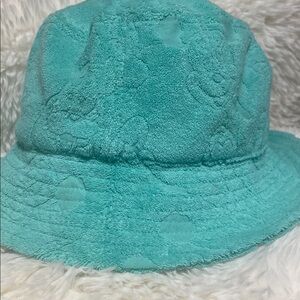 Textured Teal Bucket Hat Disney New with tag one size fits all